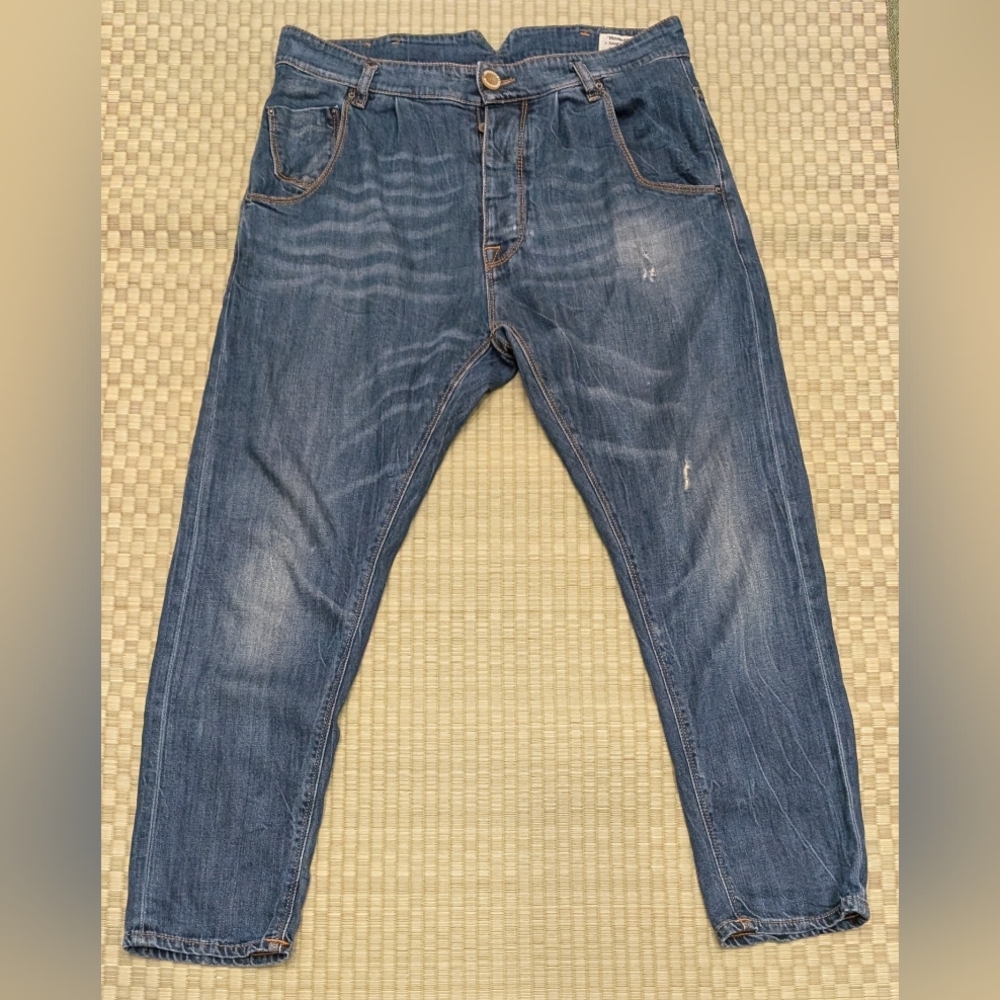 November Random Imperfections Maison Jeans Men's Size 32 Made in Italy